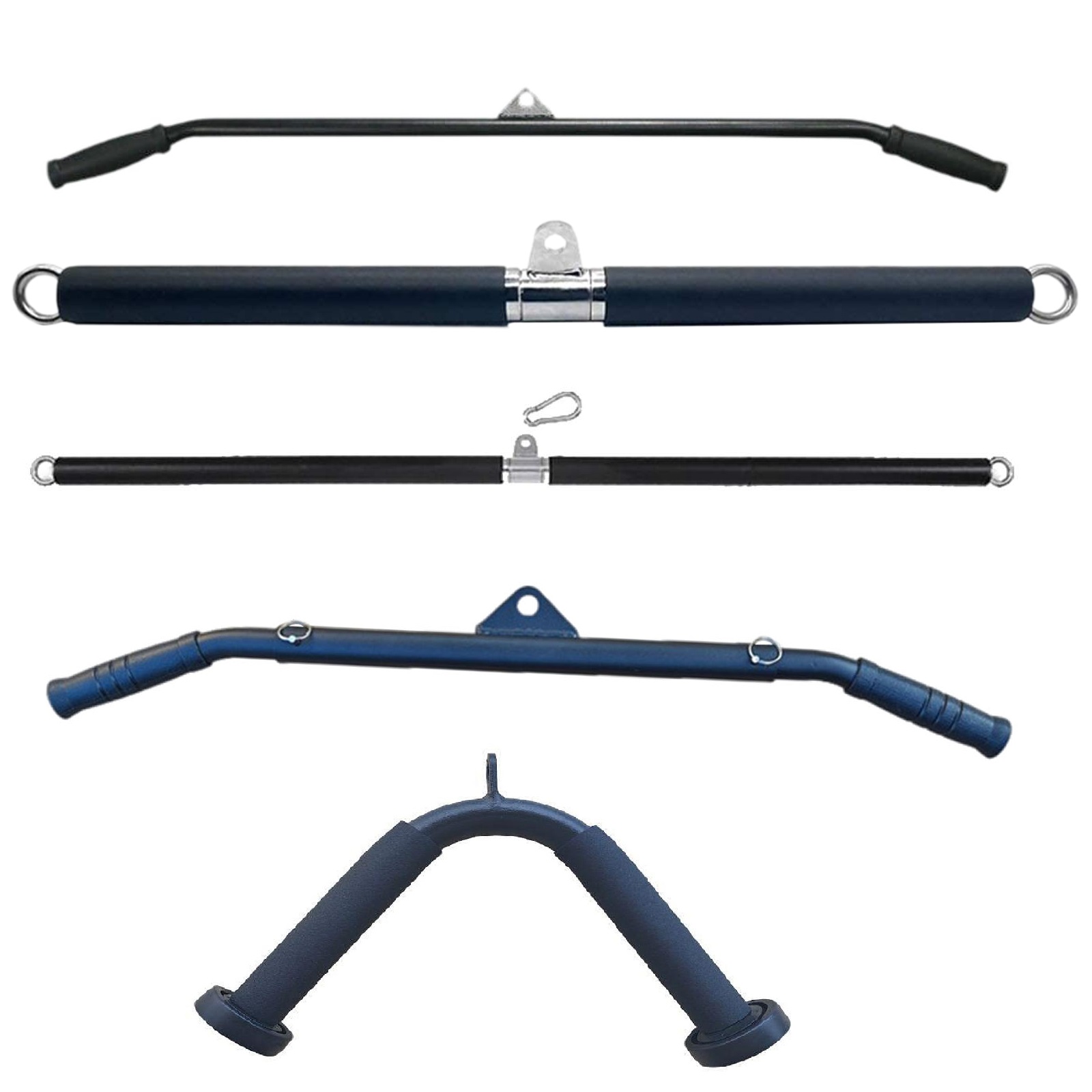 Lat Pulldown Bar - Barra pulldown lat destacável, ergonômica, fixação