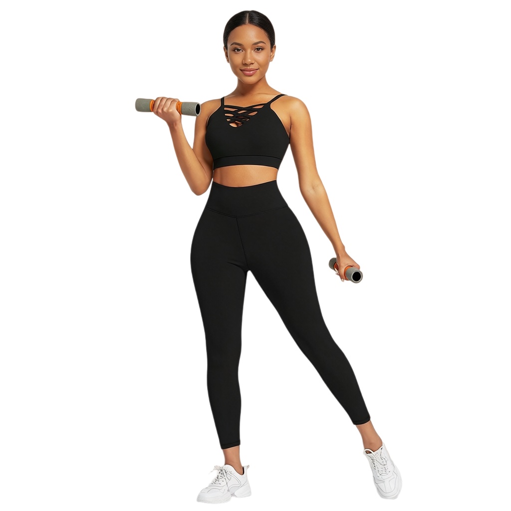 Yoga Fitness Usa - Conjunto de Yoga e Fitness Feminino