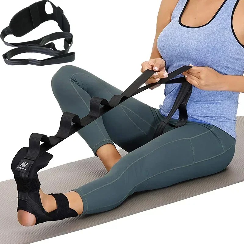 Yoga Fitness Band - Yoga perna alongamento banda flexibilidade alongamento