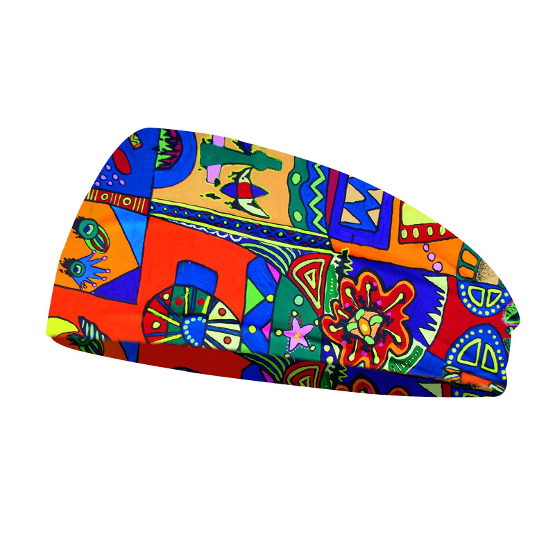 Yoga Fitness Band - Criativo graffiti unisex elástico yoga bandana