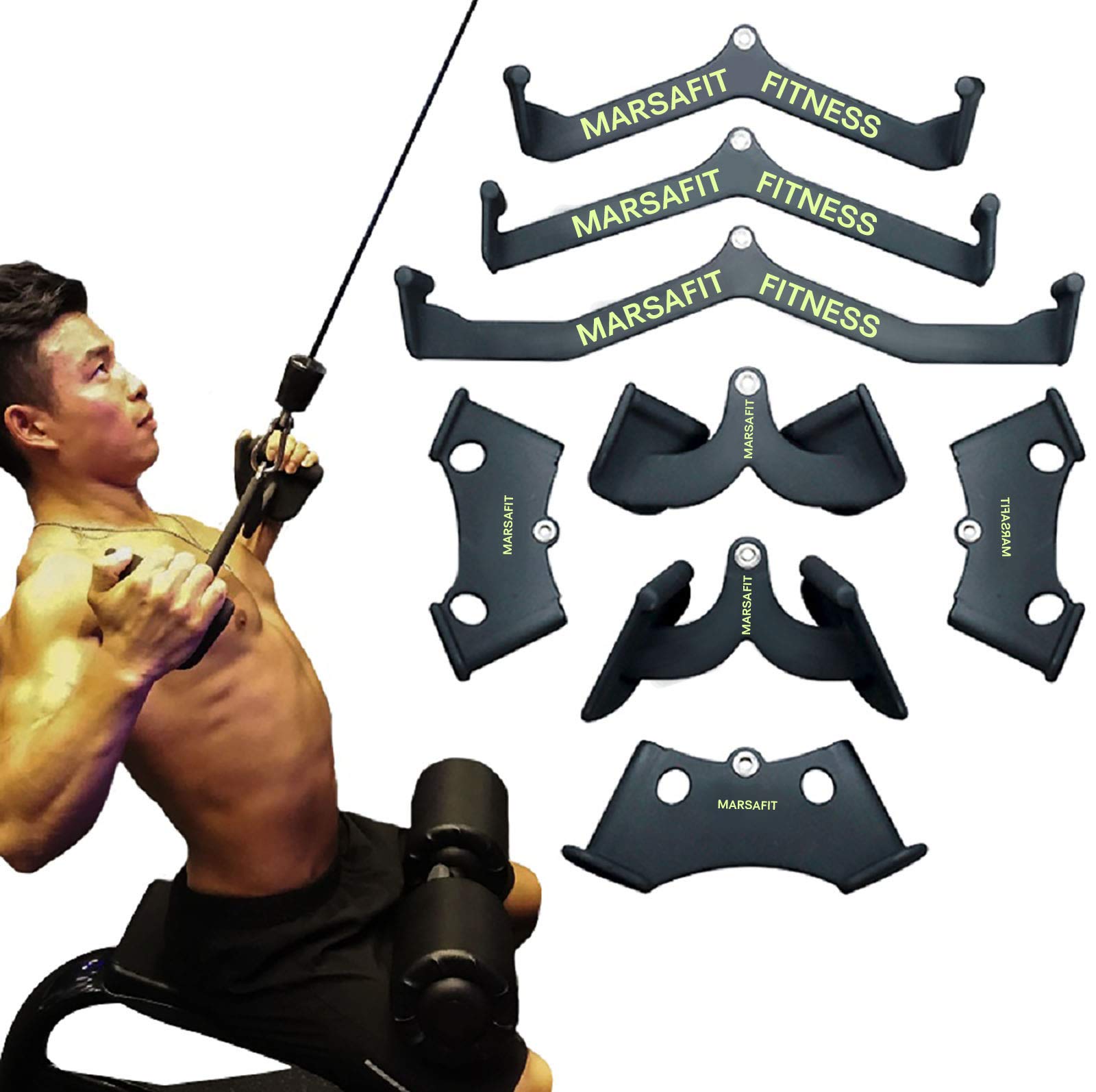 Lat Pulldown Bar - Lat puxar para baixo barra remo
