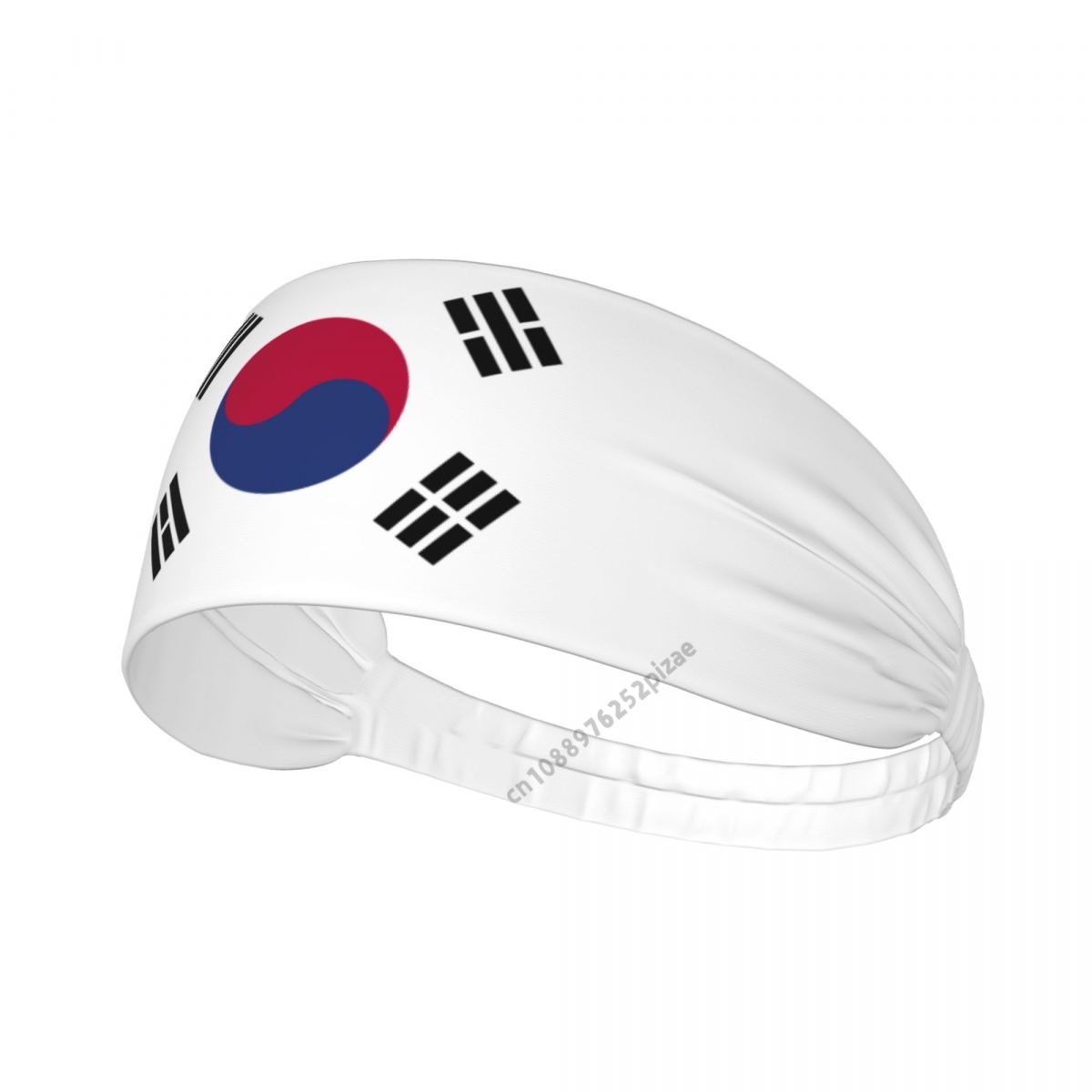 Yoga Fitness Band - Bandeira da coreia do sul, masculina,