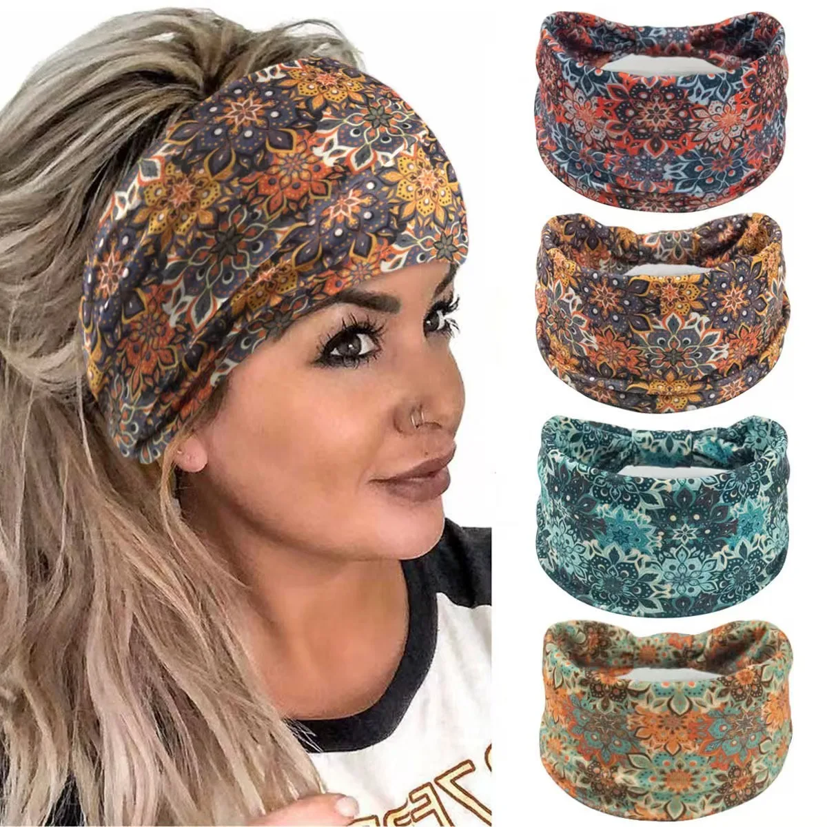Yoga Fitness Band - 🌸 Tiara Boho Mandala Flor |