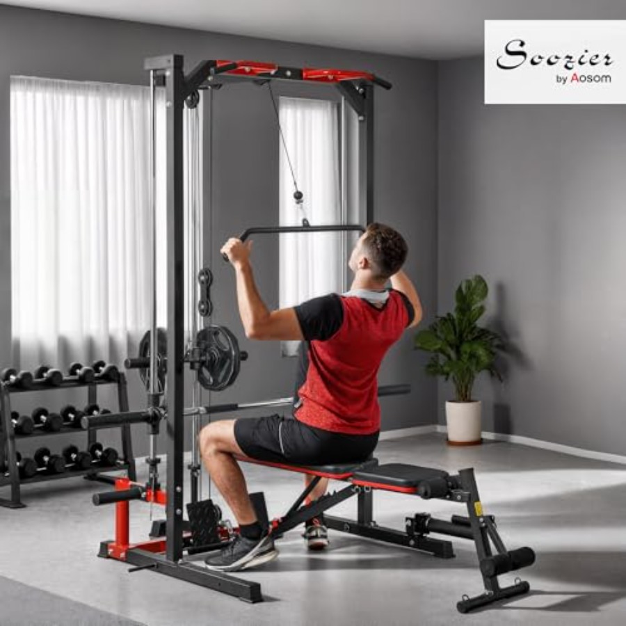 Power Cage Smith Machine Multi - Lat Pulldown Bar avaliação e preço