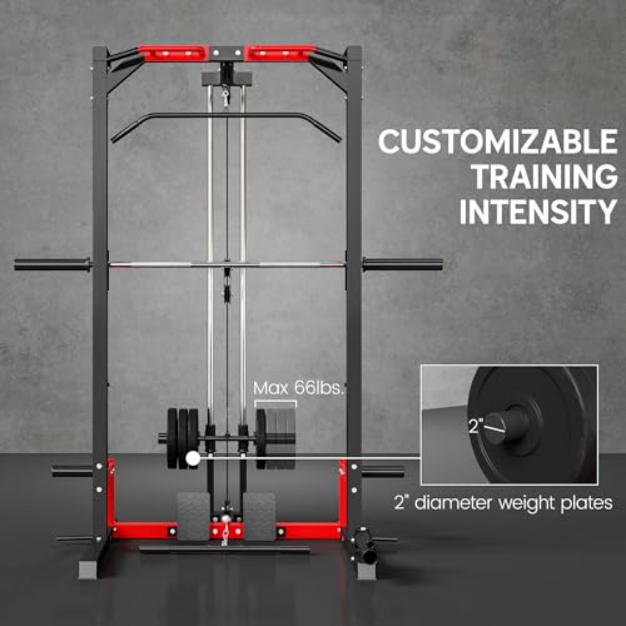 Power Cage Smith Machine Multi - Lat Pulldown Bar avaliação e preço