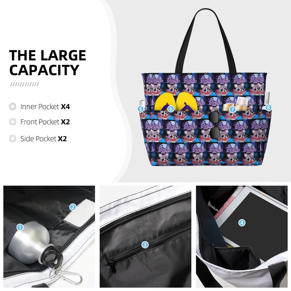 Bolsa Tote Grande Rambley Indi - Yoga Fitness Park avaliação e preço