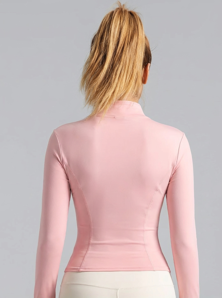 Nova Jaqueta Feminina Rosa Cla - Yoga Fitness Usa avaliação e preço