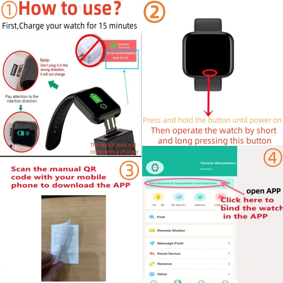 Relógio inteligente para homen - Fitness Tracker Band avaliação e preço