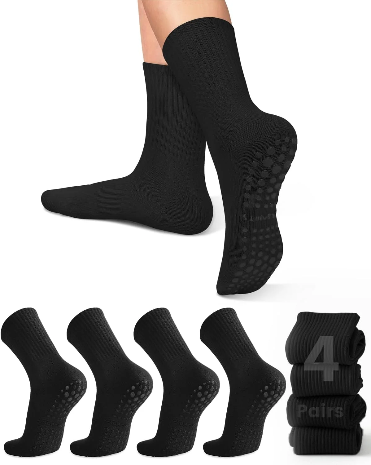 4 pares de meias femininas par - Yoga & Fitness Classes By Niharika Zirakpur Reviews avaliação e preço