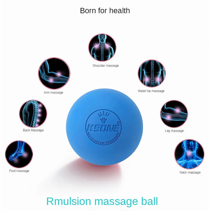 Bola de massagem de borracha p - Yoga Fitness Ball avaliação e preço