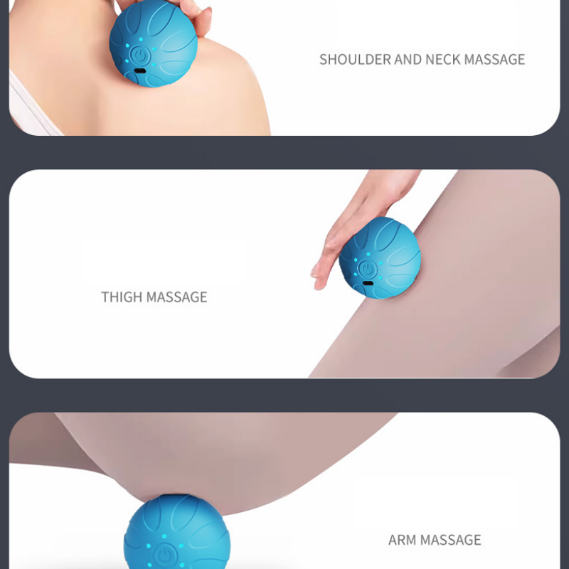 Nova Bola de Massagem Vibratór - Yoga Fitness Ball avaliação e preço