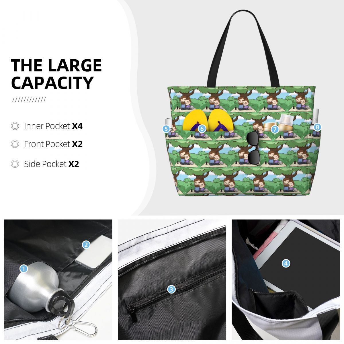 Bolsa de Praia Pibubear - Bols - Yoga Fitness Park avaliação e preço