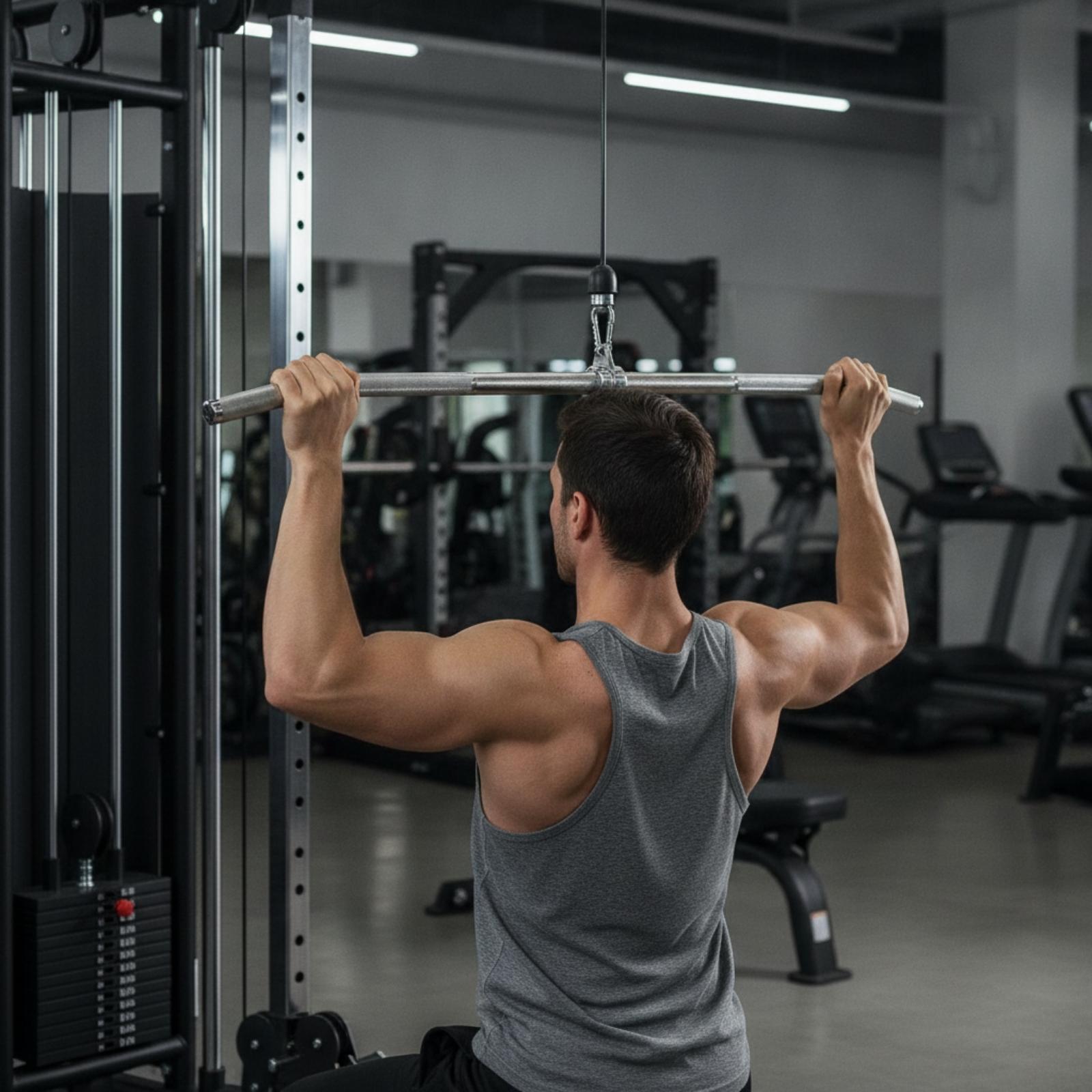 Barra de Puxada Vertical em Aç - Lat Pulldown Bar avaliação e preço