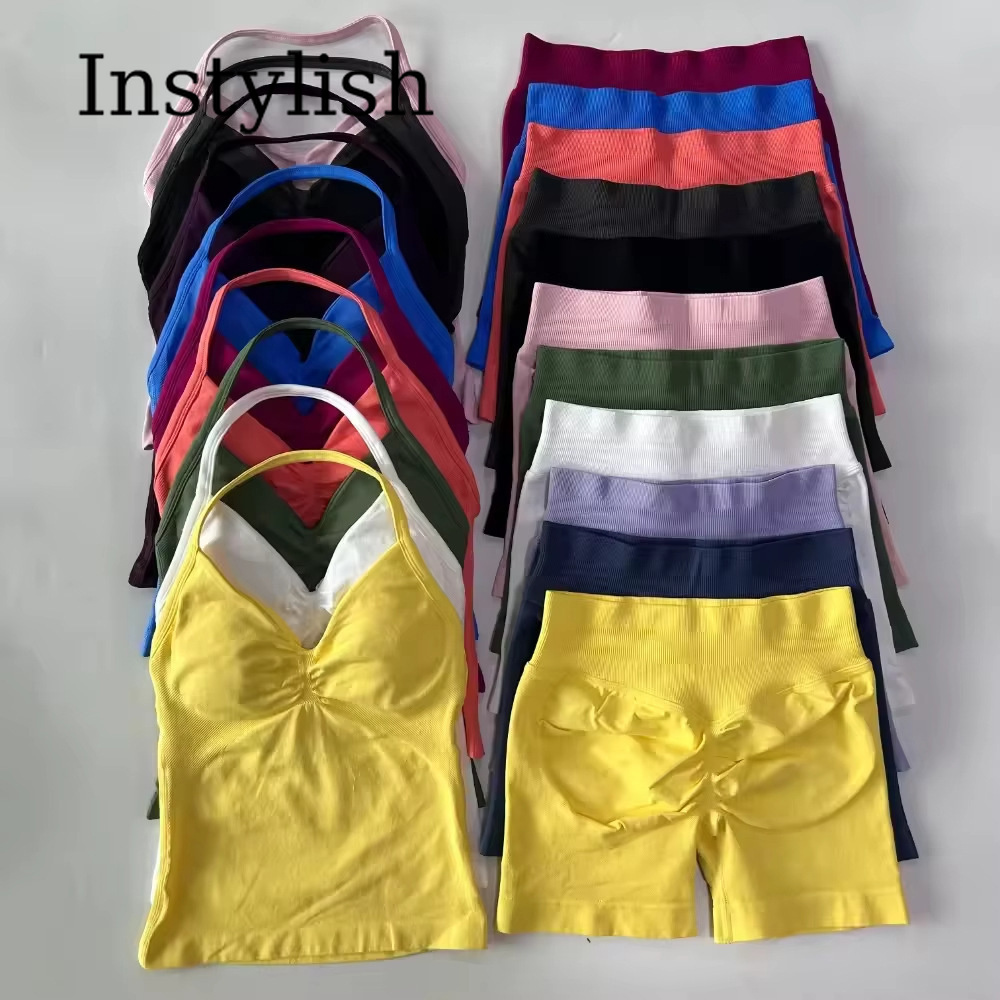 Conjunto de Yoga Sem Costura p - Yoga Fitness Usa avaliação e preço