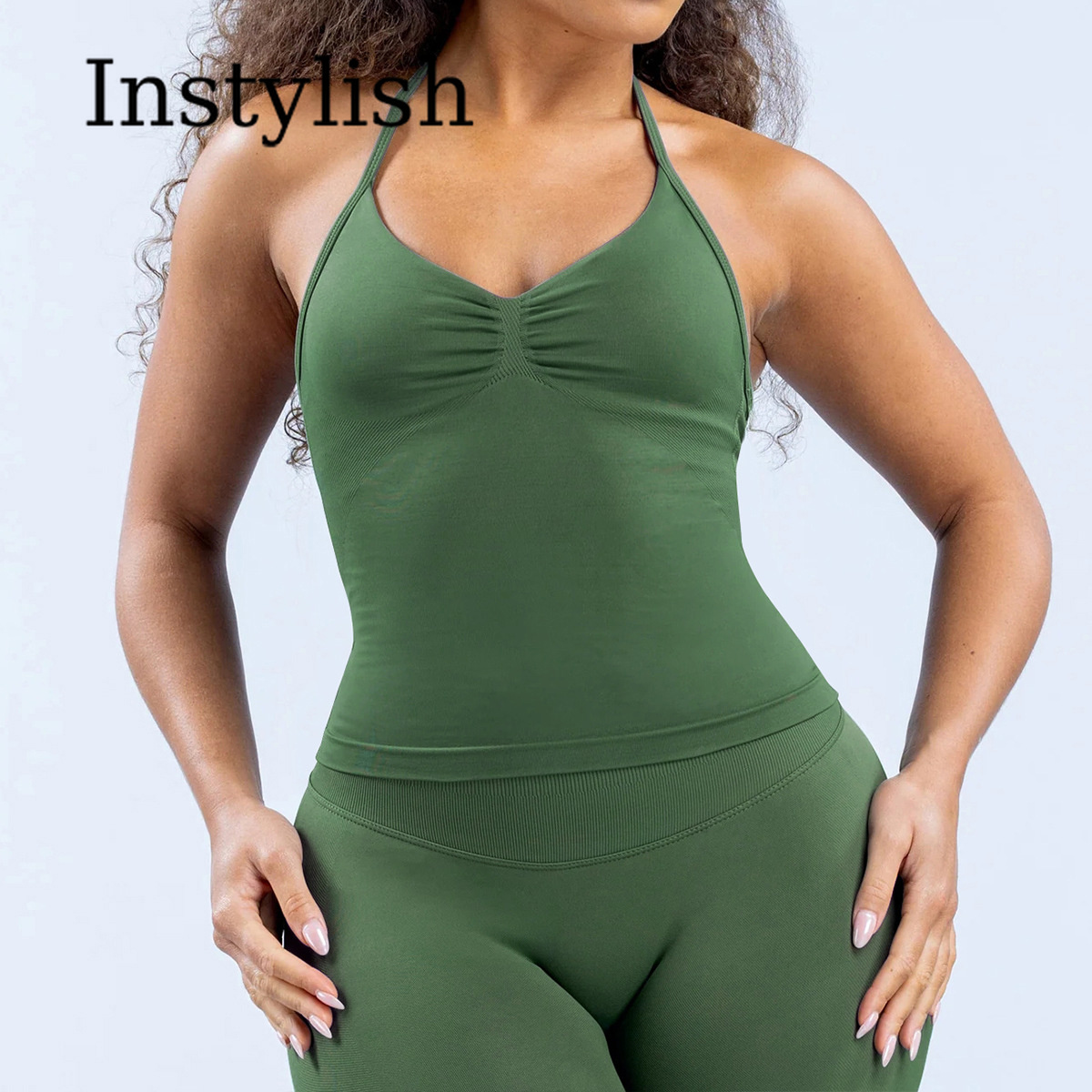 Conjunto de Yoga Sem Costura p - Yoga Fitness Usa avaliação e preço