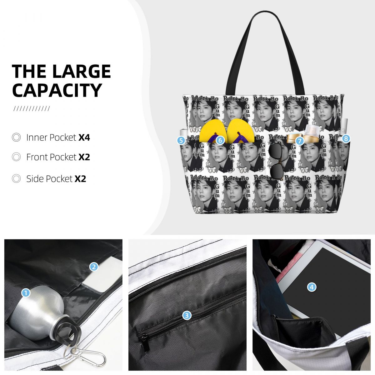 Bolsa de praia Park Bo Gum Kpo - Yoga Fitness Park avaliação e preço